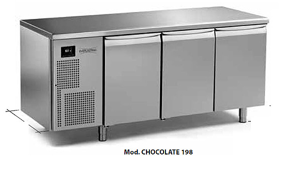 Schokoladen-Kühltisch 3d
