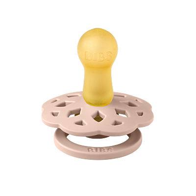 BIBS Pacifier Boheme 4 PACK Latex Size 2 Ivory/Blush/Blossom/Dusky Lilac