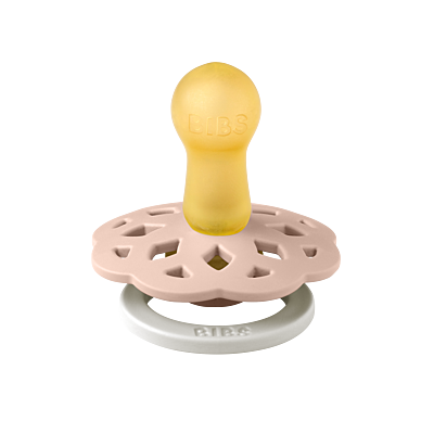 BIBS Pacifier Boheme Latex Size 2 Blush GLOW