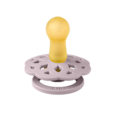 BIBS Pacifier Boheme 4 PACK Latex Size 2 Ivory/Blush/Blossom/Dusky Lilac