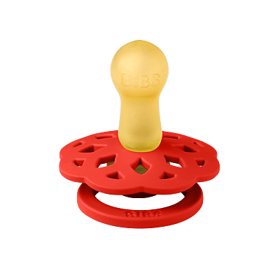 BIBS Pacifier Boheme Latex Size 2 Candy apple