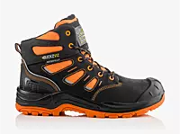 BUCKBOOTZ BUCKZ VIZ HOOG ZWART/ORANJE S3/HRO/SRC/WRU