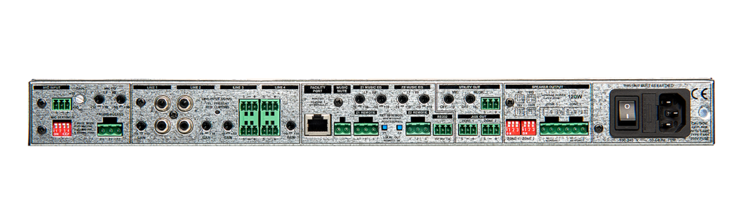 Cloud 2 Channel Mixer Amplifier 2x120W
