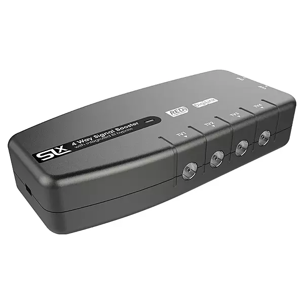 SLX DigiLink Distribution Amplifier with Digital Bypass - 4 way