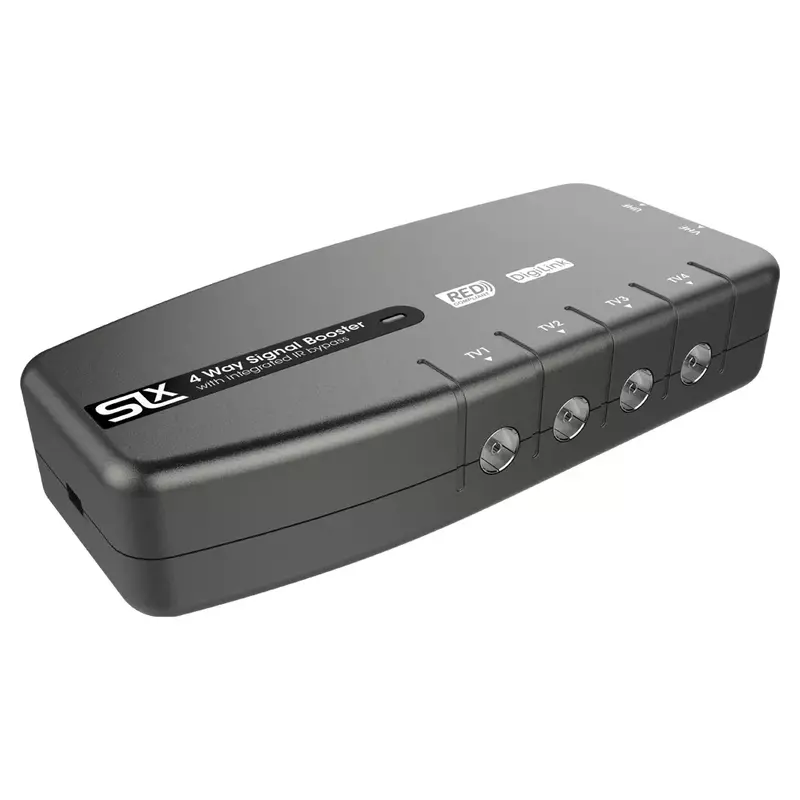 SLX DigiLink Distribution Amplifier with Digital Bypass - 4 way