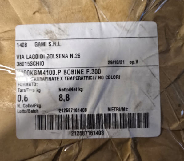 Ersatzpapierrolle GAMI 300 mm