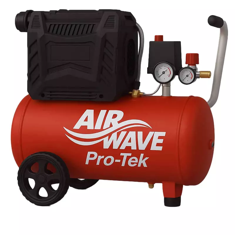PRO-TEK 2HP Oil-Free Air Compressor – 24L Tank, 10 Bar, 230V