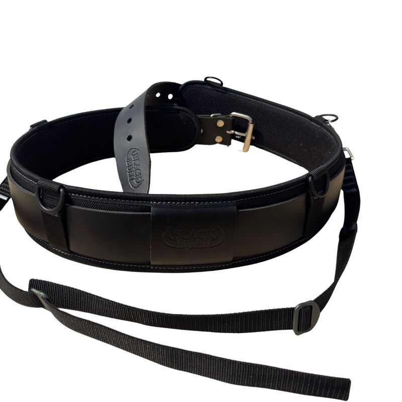 Black Bull set – comfortriem + ophangsysteem + leren binnenriem (S t/m XXL)