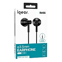 iGear 3.5mm Aux Metallic Handsfree - W52 Black