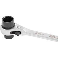 SCAFFOLDING KEY WITH RATCHET 19x22 MM CR-V RICHMANN C7496 SCAFFOLDING KEY WITH RATCHET 19x22 MM CR-V RICHMANN C7496