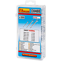 Cotter pins set 555 pcs C0408 RICHMANN Cotter pins set 555 pcs C0408 RICHMANN