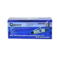Air Die Grinder Tool Set 1/4" with Accessories Assortment Geko G03143 Air Die Grinder Tool Set 1/4" with Accessories Assortment Geko G03143