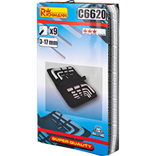 Allen Hex key 3-17 mm, set of 9 pieces RICHMANN C6620 Allen Hex key 3-17 mm, set of 9 pieces RICHMANN C6620