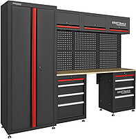 WORKSHOP FURNITURE SET KD5861 H-189cm,W-260cm,D-46cm WORKSHOP FURNITURE SET KD5861 H-189cm,W-260cm,D-46cm
