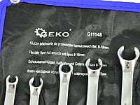 Flare Nut Spanner Set for Hydraulic Brakes 8-18mm 6pcs Geko G11148 Flare Nut Spanner Set for Hydraulic Brakes 8-18mm 6pcs Geko G11148