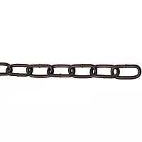 4.0mm x 26mm Black Straight Link Side Welded