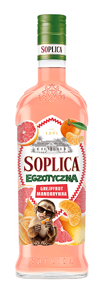 W/SOPLICA EXOTIC GRAPEFRUIT MANDARIN (GREJFRUT MANDARYNKA) 21% 0.5L/15