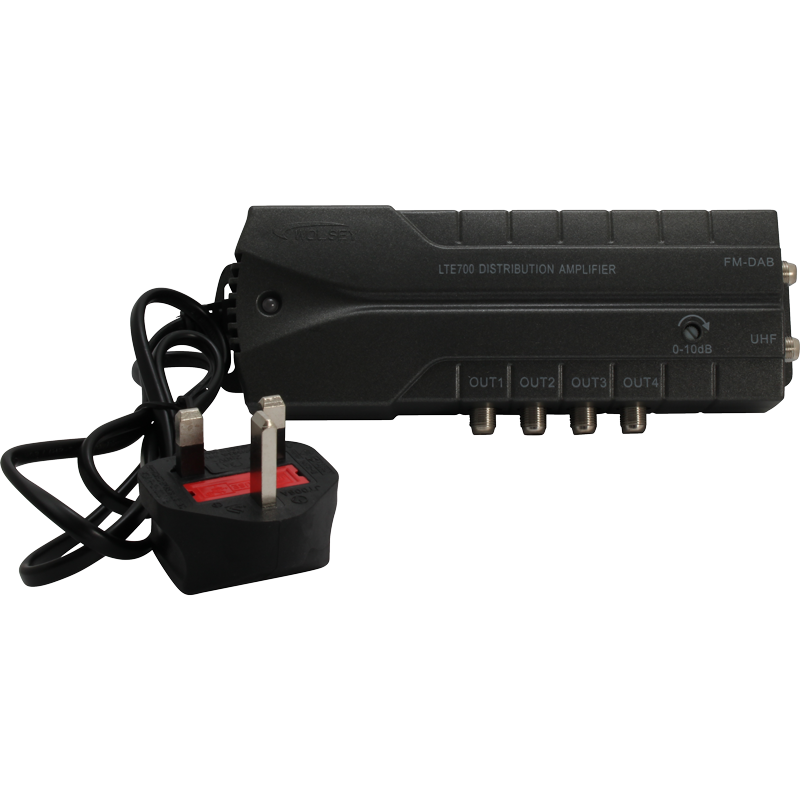 TRIAX Line Powered Distribution Amp 4 Way