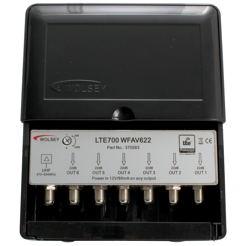 TRIAX Masthead Amplifier Kit 6 Way