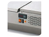 Vitrina expositora de refrigeración de ingredientes