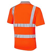 Orange Hi Vis Rail Polo Shirt 3XL