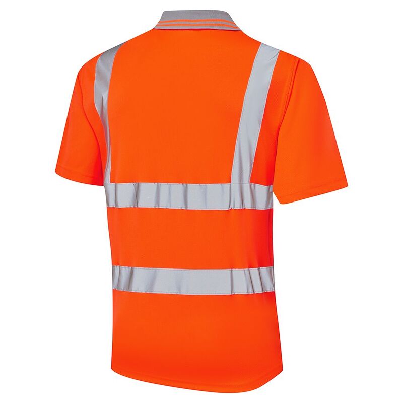 Orange Hi Vis Rail Polo Shirt XL
