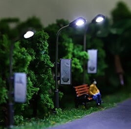 Misc - 3V LED Street Lights with Advertising Board (5)