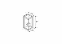 QUADRULO antraciet 1xE27 QUADRULO antraciet 1xE27