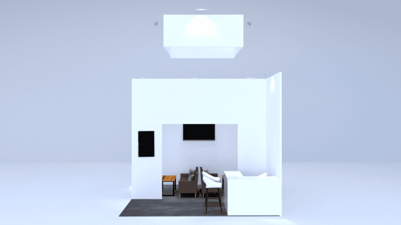 Messestand Sevilla 4.5x4.5m | Messebauer Berlin