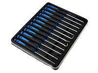 Precision Screwdriver and Hook Set 12pcs Geko G02707