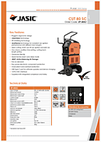 Plasma Inverter c/w Compressor  Jasic EVO CUT 80 SC ZXEP-80SC  5 YEAR GUARANTEE