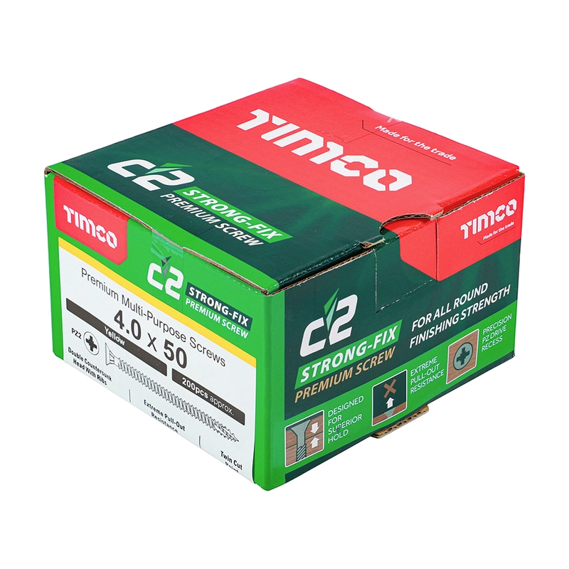 Timco C2 Strong-Fix Premium Woodscrews