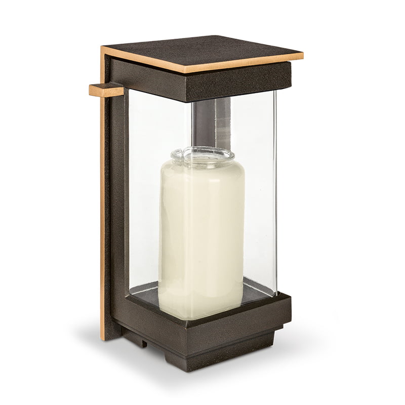 Lantaarn brons/donkerbruin