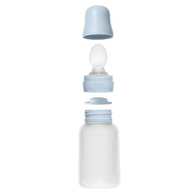 BIBS Spoon Feeder Squeeze Baby Blue