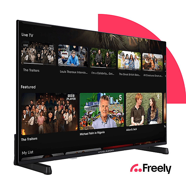 Mitchell & Brown 43" Freely, TIVO Smart 4K UHD LED TV