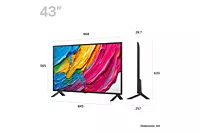 LG 43" 4K AI Smart QNED TV - QNED80
