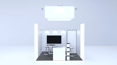 Messestand Houston 4x4m | Messebauer Berlin