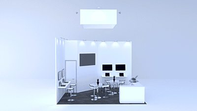 Messestand Lissabon 5.5x5m | Messebauer Berlin