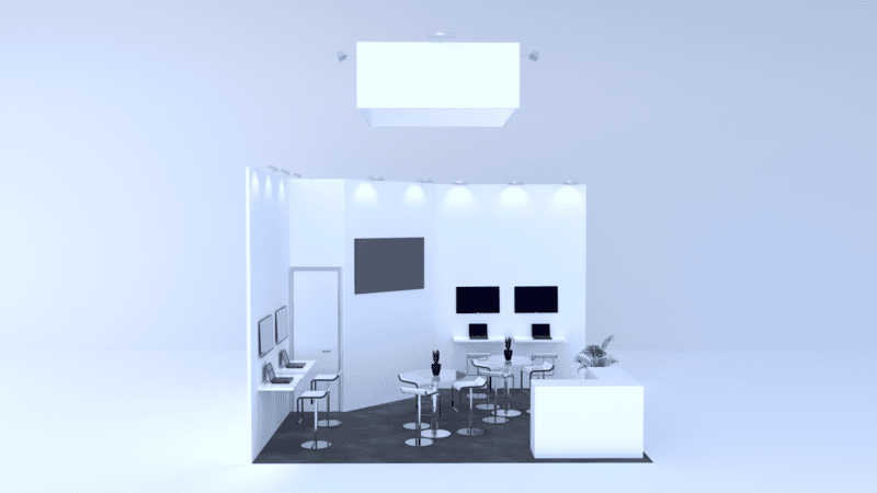 Messestand Lissabon 5.5x5m | Messebauer Berlin