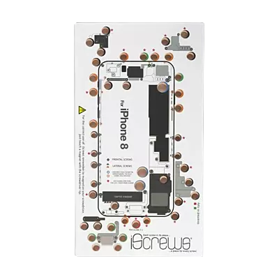 DottorPod iScrews tool - iPhone 8 - Screw holder , cup with detailed diagram