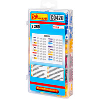 ELECTRICAL ENDS AND CONNECTORS 360 PCS. C0420 RICHMANN ELECTRICAL ENDS AND CONNECTORS 360 PCS. C0420 RICHMANN