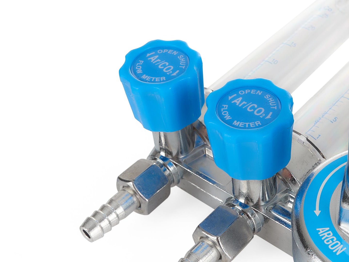 CO2/ARGON Regulator with double rotameter G80076 CO2/ARGON Regulator with double rotameter G80076