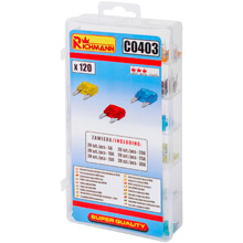 MINI FUSES 120 PCS. RICHMANN C0403 MINI FUSES 120 PCS. RICHMANN C0403