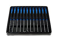 Precision Screwdriver and Hook Set 12pcs Geko G02707