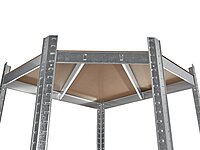 Storage Corner Shelf 180x40x70cm 175kg