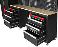 WORKSHOP FURNITURE SET KD5861 H-189cm,W-260cm,D-46cm WORKSHOP FURNITURE SET KD5861 H-189cm,W-260cm,D-46cm