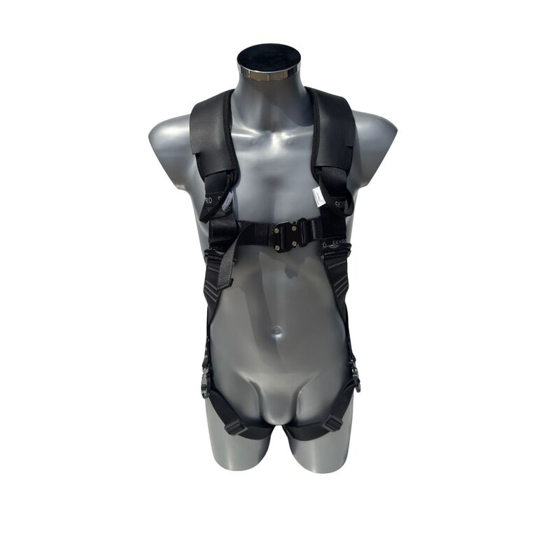 Veiligheidsharnas met 1 bevestigingspunt SP-111-QRB-SCAFF – zwart