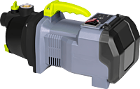 Battery garden pump 3500L/h 2x6Ah + charger KD5270