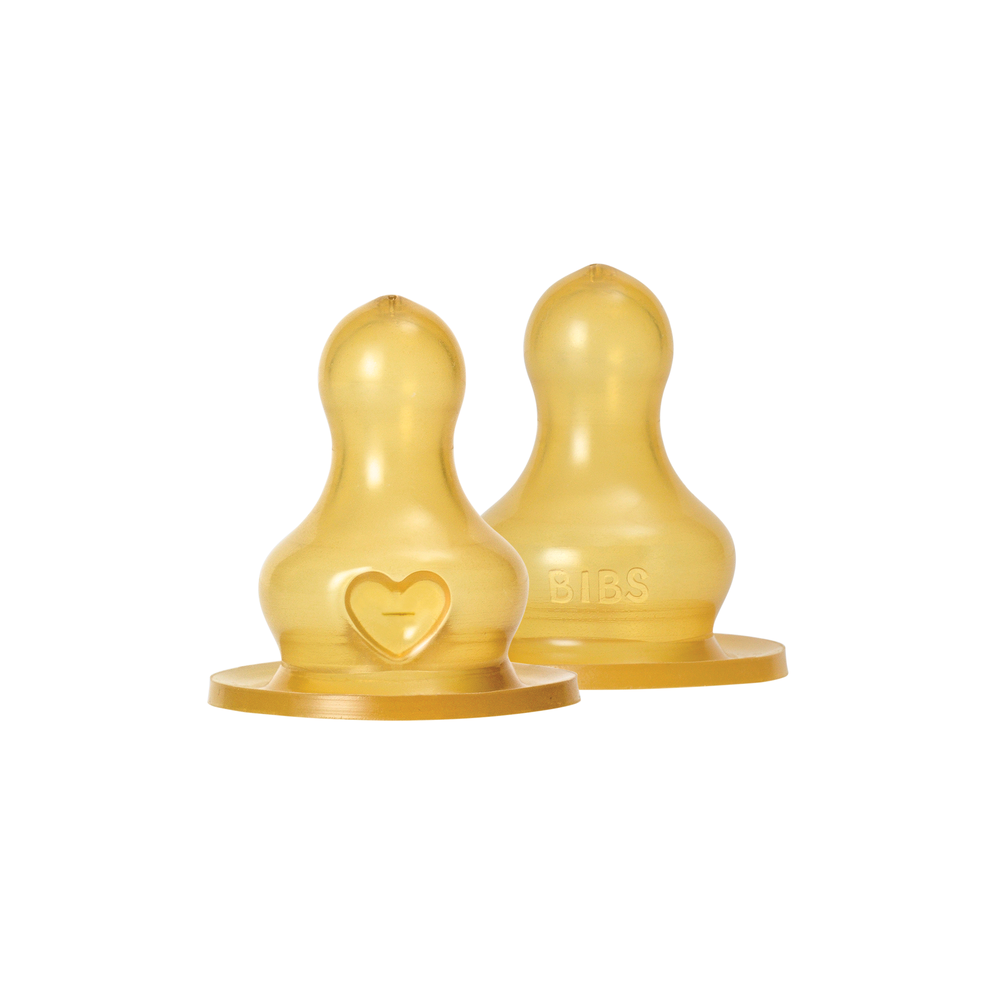 Bibs Baby Bottle Nipple Round Latex 2 Pack Fast Flow