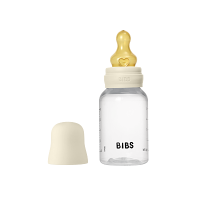 Bibs Baby Bottle Round Latex 1 pack 150ml Slow Flow Ivory Bibs Baby Bottle Round Latex 1 pack 150ml Slow Flow Ivory